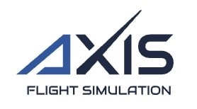 Axis Flight Simulation Logo, professionelles Luftfahrtsimulations-Logo, bekannt für präzises Flugtraining und innovative Simulationstechnologie.