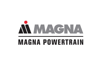 Magna Powertrain Logo, Technologie, Automobilzulieferer, Innovation, Powertrain System, Fahrzeugtechnik.