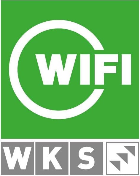 Kostenloses WLAN-Symbol, kabelloses Internet, WLAN Logo, digital, modern, Verbindung, Netzwerk, Beratung, Schulung, Telekommunikation.