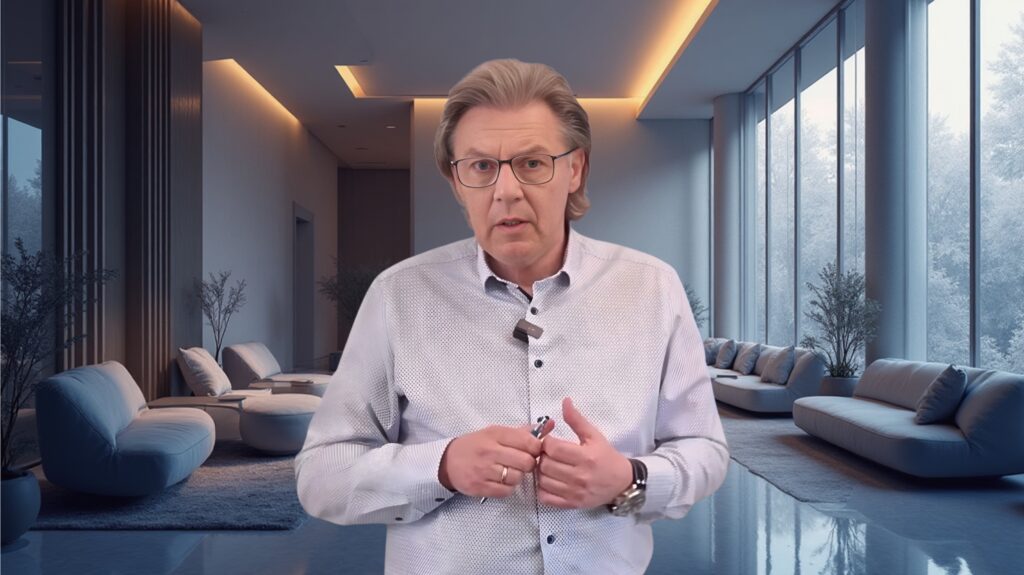 Innovatives Business-Training in moderner, hell erleuchteter Lounge-Atmosphäre.